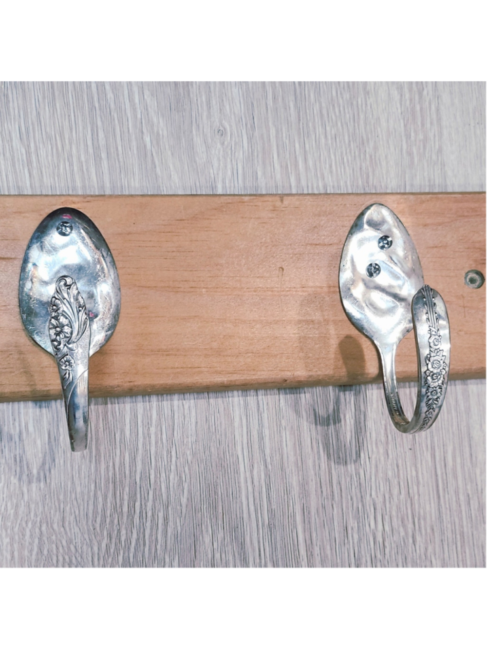 Rustic Spoon hanger shelf Handmade home decor - Picture 3 of 5